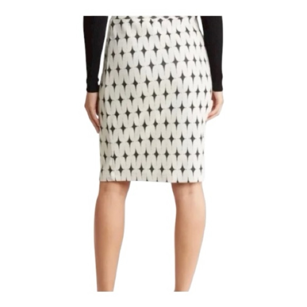 Renee C Leena Printed Skirt, Size LP